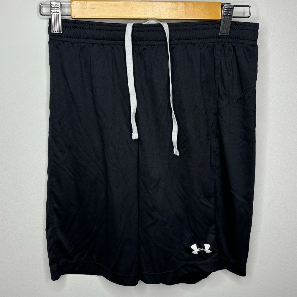 Under Armour- Black Heatgear Athletic Shorts
